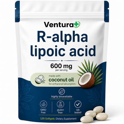 R-alpha Lipoic Acid- 600mg Softgels
