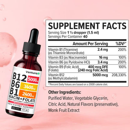 B12 Liquid Drops Supplement